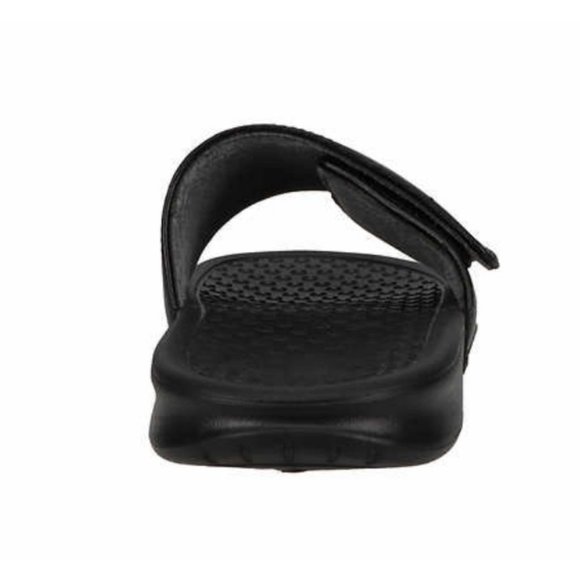 CHAMPION Sandals Women's 7 Monogram Cushion Mega Slides Unisex Adult Black Shoes - Picture 7 of 9